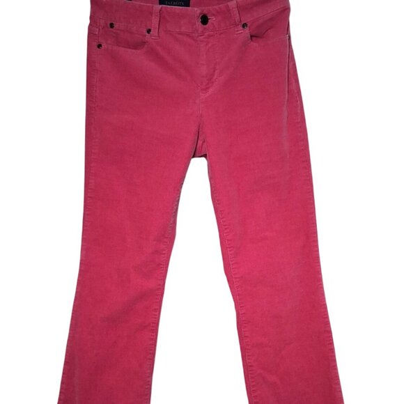 Talbots Pants - Talbots Corduroy Pants Women Size 2 Curvy Pink Rose Classic Corduroys BH684
